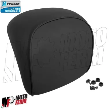 MF6100 Cuscino Pelle Grigia Bauletto Originale Vespa GTS 75th Anniversario 2021