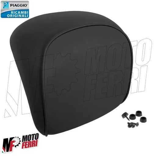 MF6100 Cuscino Pelle Grigia Bauletto Originale Vespa GTS 75th Anniversario 2021