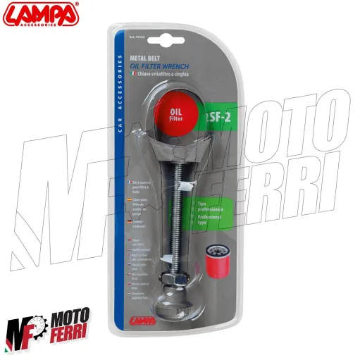MF6101 Chiave Filtro Olio Motore Regolabile a Nastro Auto Camper Moto Scooter