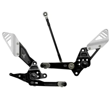 MF6105 Kit Pedane Arretrate Racing Gilles Originale Yamaha MT-07 mod 2018 / 2024