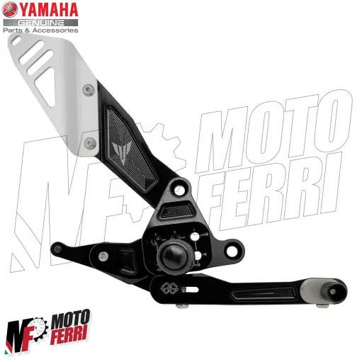 MF6105 Kit Pedane Arretrate Racing Gilles Originale Yamaha MT-07 mod 2018 / 2024