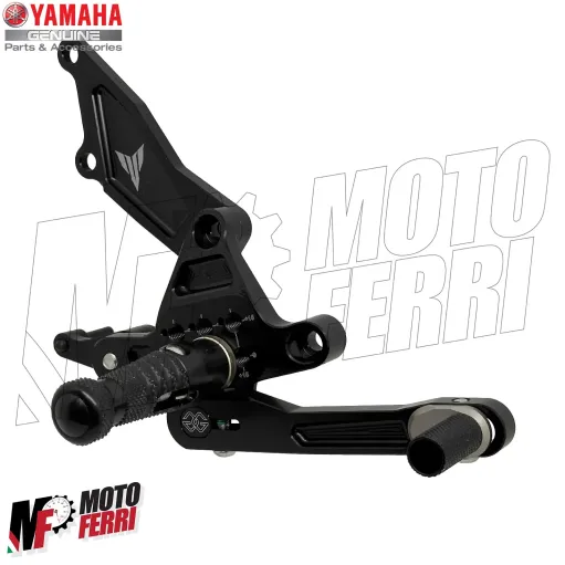 MF6105 Kit Pedane Arretrate Racing Gilles Originale Yamaha MT-07 mod 2018 / 2024