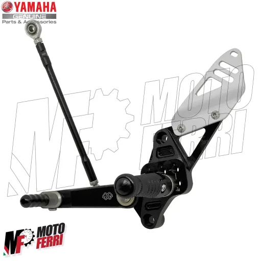 MF6105 Kit Pedane Arretrate Racing Gilles Originale Yamaha MT-07 mod 2018 / 2024