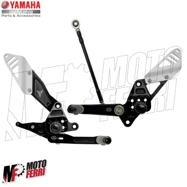 MF6105 Kit Pedane Arretrate Racing Gilles Originale Yamaha MT-07 mod 2018 / 2024