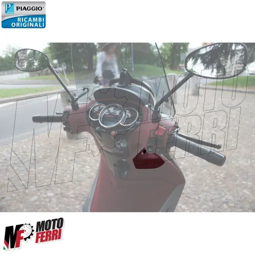 MF6113 Coperchio Vaso Espansione Rosso Originale Piaggio Beverly 350 (2011/2020)