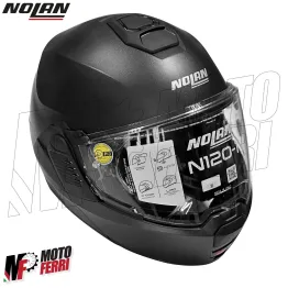 MF6116 Casco Modulare Convertibile Nolan N120-1 Black Graphite Opaco 2