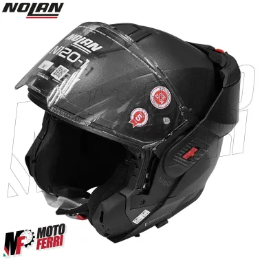 MF6116 Casco Modulare Convertibile Nolan N120-1 Black Graphite Opaco