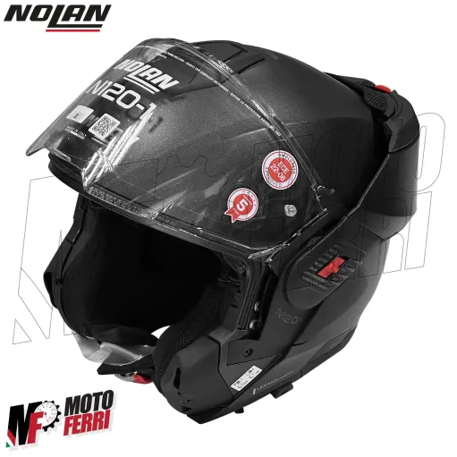 MF6116 Casco Modulare Convertibile Nolan N120-1 Black Graphite Opaco