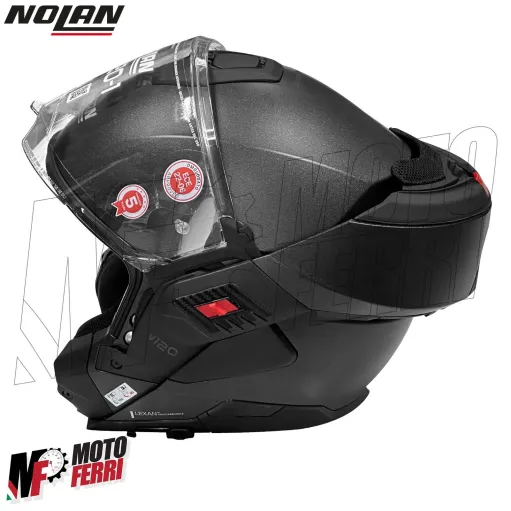 MF6116 Casco Modulare Convertibile Nolan N120-1 Black Graphite Opaco