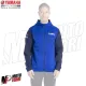 MF6121 Felpa con Zip e Cappuccio Paddock Blu da Uomo Originale Yamaha Racing