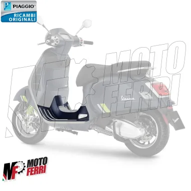 MF6130 Pedana Poggiapiedi Blu Opaco 228/A Originale Vespa GTS 300 Supertech 2022