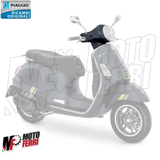 MF6131 Coprimanubrio Blu Opaco 228/A Originale Vespa GTS 300 Supertech 2022 / 2024
