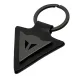 MF6132 - Portachiavi Dainese Keyring Originale in Pelle Nera e Acciaio