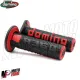 MF3871 Manopole Domino A360 Rosso / Nero Universali Cross Honda Gasgas KTM
