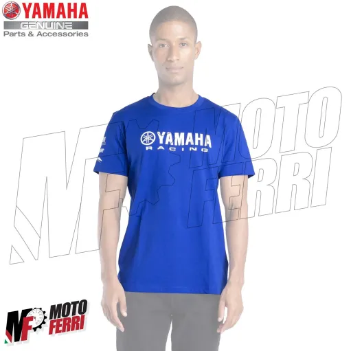 MF6149 Maglia T-Shirt Paddock Blu Essential Uomo Originale Yamaha Racing