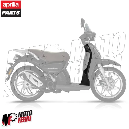 MF615X Carena Scudo Interno Nero Lucido Originale Aprilia Scarabeo 50 2010/2018