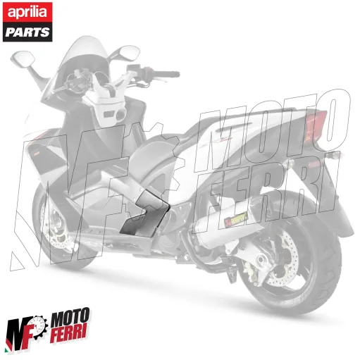 MF6141 - Carena Olio Pedana Destra Grigio Metallizzato Originale Aprilia SRV 850