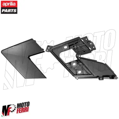 MF6141 - Carena Olio Pedana Destra Grigio Metallizzato Originale Aprilia SRV 850