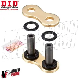 MF6156 Falsa Maglia Giunzione Chiusura Catena DID Oro Passo 520 ERV7 ZJ O-Ring 2