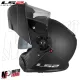 MF6159 Casco Modulare LS2 Strobe II FF908 Nero Opaco Omologazione 22.06
