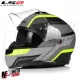 MF6160 - Casco Modulare LS2 Strobe II Monza Nero Grigio Verde Opaco FF908