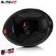 MF6160 - Casco Modulare LS2 Strobe II Monza Nero Grigio Verde Opaco FF908