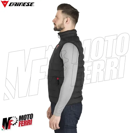 MF6165 - Gilet Piumino Dainese Down-Vest Afteride Nero Moto Scooter