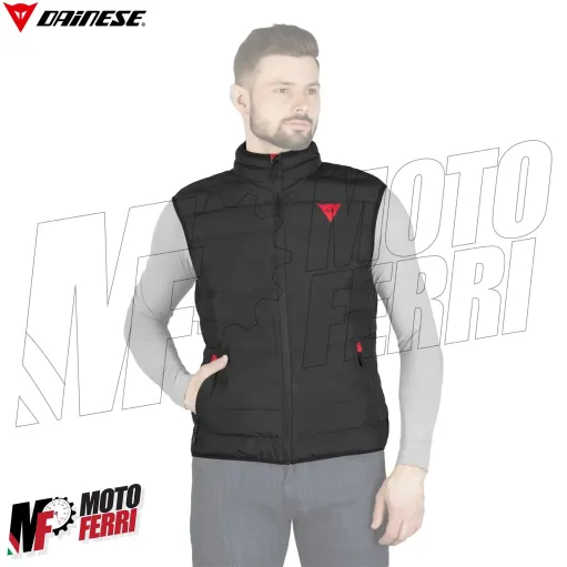 MF6165 - Gilet Piumino Dainese Down-Vest Afteride Nero Moto Scooter