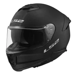 MF6167 Casco Integrale LS2 Stream II Solid Matt Black Rosso Opaco FF808