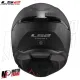 MF6167 Casco Integrale LS2 Stream II Solid Matt Black Rosso Opaco FF808
