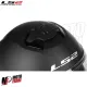 MF6167 Casco Integrale LS2 Stream II Solid Matt Black Rosso Opaco FF808