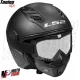 MF6024 Maschera Mask Nero con Elastico Universale Casco Jet Custom Occhiali