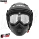 MF6024 Maschera Mask Nero con Elastico Universale Casco Jet Custom Occhiali