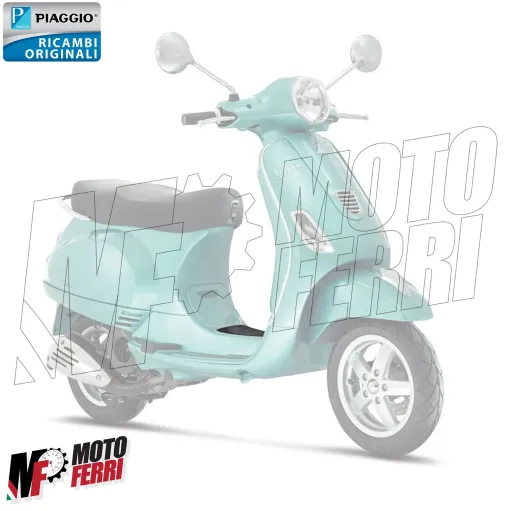 MF6171 - Tappetino Pedana Poggiapiedi Centrale Vespa ET2 ET4 LX 50 125 150 2T 4T