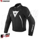 MF6172 Giacca Moto Dainese Avro D2 Tex Jacket Bianco/Nero Cordura con Protezioni