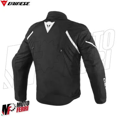 MF6172 Giacca Moto Dainese Avro D2 Tex Jacket Bianco/Nero Cordura con Protezioni