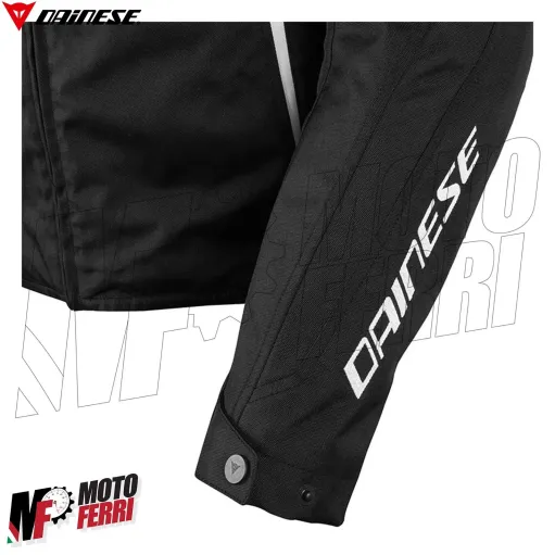 MF6172 Giacca Moto Dainese Avro D2 Tex Jacket Bianco/Nero Cordura con Protezioni