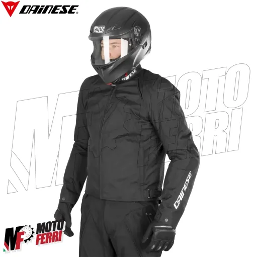 MF6173 Giacca Moto Dainese Avro D2 Tex Jacket Nero Cordura con Protezioni