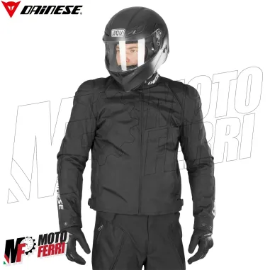 MF6173 Giacca Moto Dainese Avro D2 Tex Jacket Nero Cordura con Protezioni