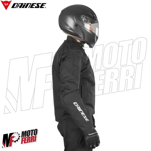 MF6173 Giacca Moto Dainese Avro D2 Tex Jacket Nero Cordura con Protezioni