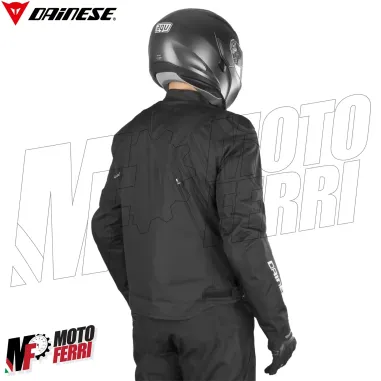 MF6173 Giacca Moto Dainese Avro D2 Tex Jacket Nero Cordura con Protezioni