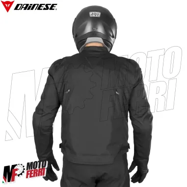 MF6173 Giacca Moto Dainese Avro D2 Tex Jacket Nero Cordura con Protezioni