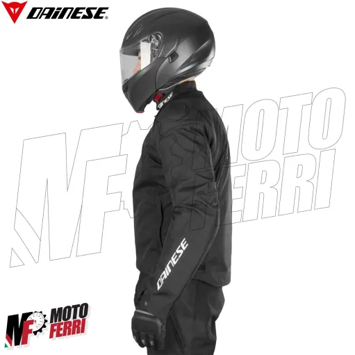 MF6173 Giacca Moto Dainese Avro D2 Tex Jacket Nero Cordura con Protezioni