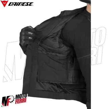 MF6173 Giacca Moto Dainese Avro D2 Tex Jacket Nero Cordura con Protezioni