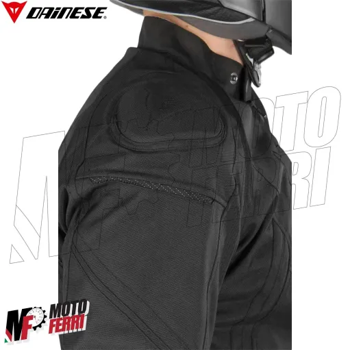 MF6173 Giacca Moto Dainese Avro D2 Tex Jacket Nero Cordura con Protezioni