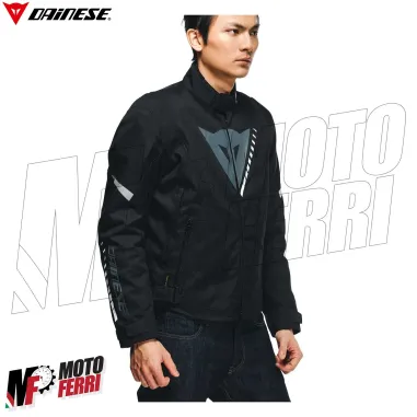 MF6174 Giacca Moto Dainese Veloce D-Dry Jacket Nero Cordura con Protezioni