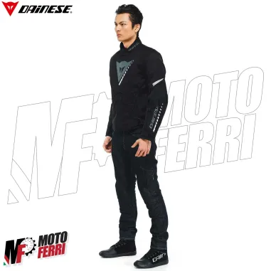 MF6174 Giacca Moto Dainese Veloce D-Dry Jacket Nero Cordura con Protezioni