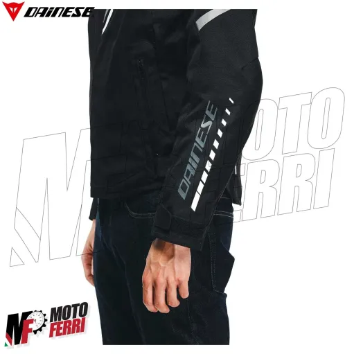MF6174 Giacca Moto Dainese Veloce D-Dry Jacket Nero Cordura con Protezioni