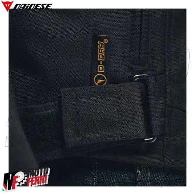 MF6174 Giacca Moto Dainese Veloce D-Dry Jacket Nero Cordura con Protezioni