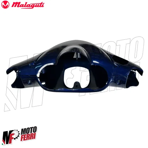 MF6178 - Coprimanubrio Completo Blu Acciaio Originale Malaguti F15 (1996/1999)
